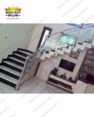 Glass Balcony | Grills and StaireCase India - www.kingcraft.in