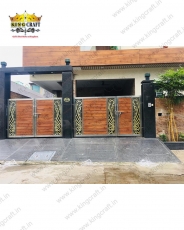 WPC Gate | Grills and StaireCase India - www.kingcraft.in